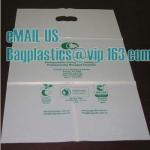 eco friendly biodegradable plastic compostable garbage bags, cornstarch made 100