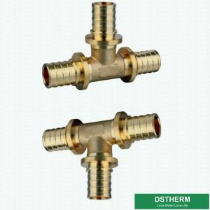 Wholesale Chrome Plated PEX Brass Fittings For Equal Threaded Tee from china suppliers