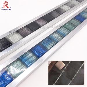 Wholesale Colourful Glass Effect Ceramic Listello Border Tiles Decorative Antiscratch from china suppliers