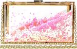 JeVenis Magical Transparent Sequins Clutch Purse Evening Handbag For Party Prom
