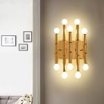 Gold Nordic Loft Villa Wall Lamp Art Creative Designer Meurice 10 Light Wall