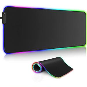 Wholesale Waterproof Large RGB Gaming Mouse Pads Anti Slip Rubber Base Glowing Led Extended Mouse Pad from china suppliers