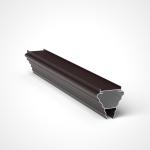 Frosted Fabric Conservatory Aluminium Profiles Wood Finished Waterproof