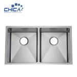 Topmount Kitchen Sinks Handmade Double Bowl Stainless Steel kitchen Sinks