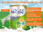 High Calcium Sugar Free Full Cream Goat Milk Powder For Old Man 400g