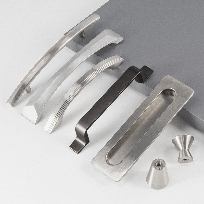 Aluminium handles for ovens, microwaves and fridges Robot Grinding High Precision