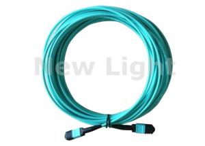 Wholesale 24 Core / 12 Core MPO MTP Cable APC &lt;0.3dB Green Single Mode Fiber Jumpers from china suppliers