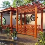 Powder Coated Aluminum Trellis Landscape Resort Courtyard Plant Climbing