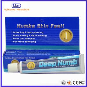 China 10g Deep NUMB Anaesthetic Numbs Skin Fast Cream No Pain Cream Pain Killer For Tattoo Makeup on sale