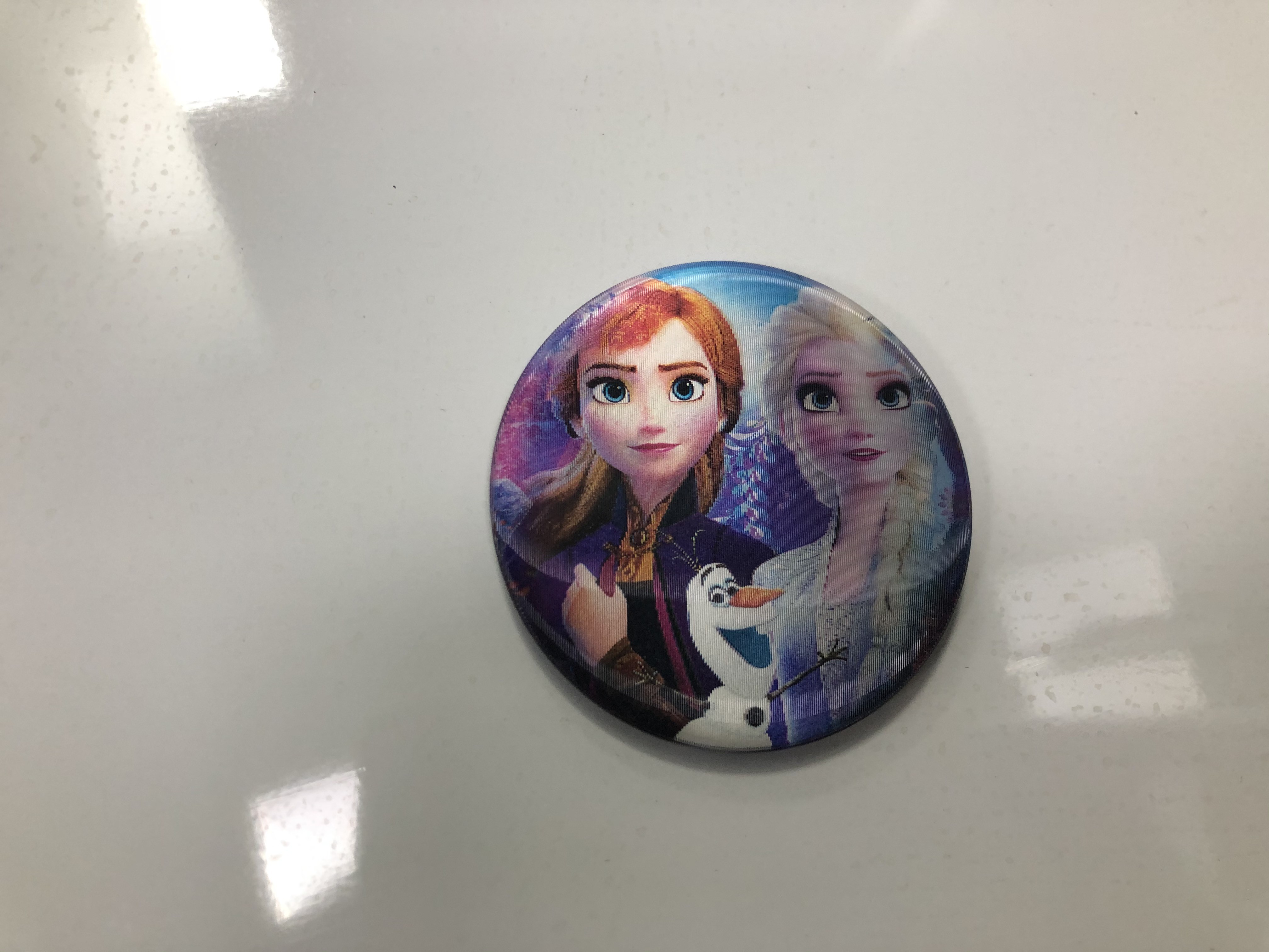 5.8*5.8*Cm 3D Lenticular Badge Anime ONE PIECE DBZ Naruto