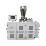 30KW Motor Power Twin Screw Extruder ZS55/120 for UPVC CPVC OPVC SOFT HARD PVC 4