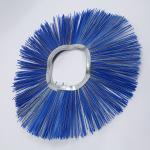 Steel Ring Wafer Brush PP Mixed Steel Wire Bristles Sweeper Broom For Snow