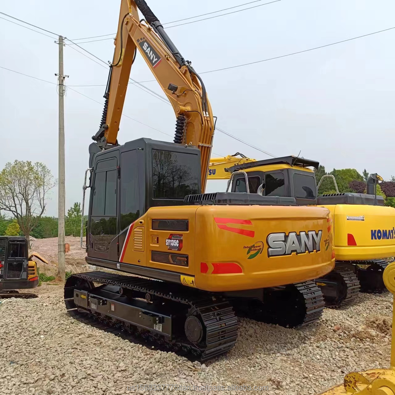 Used Sany SY135C Excavator with Excellent Performance and Original Hydraulic Valve