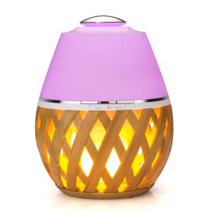 Wholesale Home BamBoo Flame Lamp 150ml Wood Aromatherapy Diffuser from china suppliers