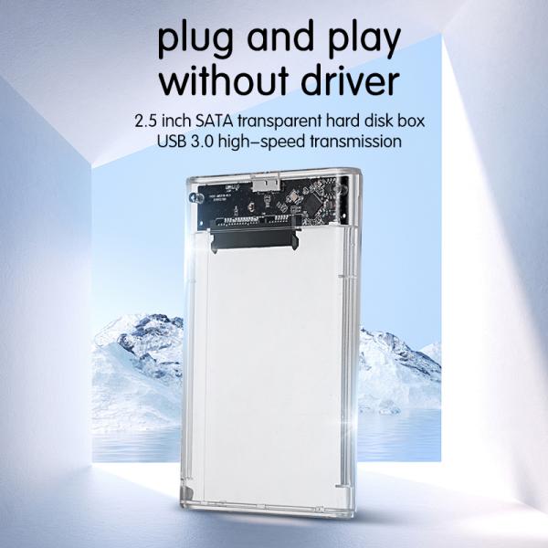 SATA HDD SSD 2.5 Inch External Hdd Enclosure Case 9.5mm