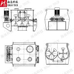 Chemical Powder Mixing Blender Machine 300L Food Additive Double Shaft Paddle