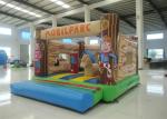 Customized Mini Kids Inflatable Bounce House Quadruple Stitching 3 X 4 X 3m