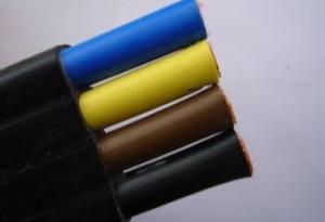 Wholesale Flat Flexible Traveling Cable for Crane or Conveyor in Black Jacket from china suppliers