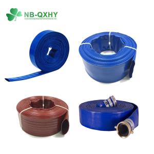 Wholesale PVC Corrosion Resistant Layflat Discharge Hose for Water Irrigation 3/4&quot;-16&quot; PVC Material from china suppliers