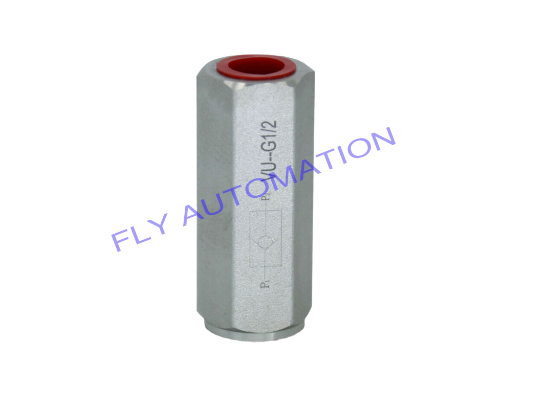 Hydraulic Straight Check Valve Oleoweb VU-G1/2 VU Series