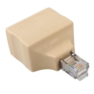 Wholesale Unshielded RJ11 Modular Adapter Female To Female One Revolution from china suppliers