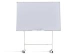 H Style Mobile Magnetic Whiteboard , Rolling Magnetic Dry Erase Board