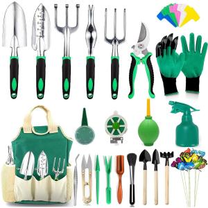 Wholesale 82pcs Garden Tools Set with Extra Succulent Tools Set and Heavy Duty Gardening Tools Aluminum from china suppliers