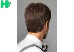 Bright Silky Straight Men Hair Wig With Normal Lace Cap Construction