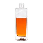 750ml Iceberg Bottle High White Glass Hot Stamping Tequila Vodka Whiskey Brandy