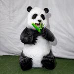 Zoo Decoration Animatronic Animal Robotic Life Size Realistic Animatronic Panda