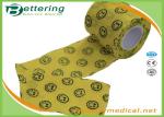 Flexible Medical Elastic Vet Wrap Bandage Self Adhesive With Smile Face Printing