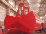 10 Cube Meter Electric Hydraulic Clamshell Grab Bucket For Bulk Materials