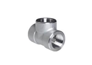 Wholesale BSP Threaded Steel Pipe Tee 3000LB SS316 Stainless Steel Material Class 3000 Pressure from china suppliers