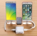 COMER centralized alarm and charge function mobile phone acrylic security