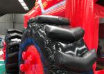 Professional Fire Truck Bounce House , Monster Truck Jump House 4.5M X 4.5M X 4M