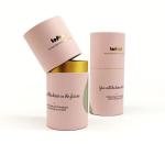 Customizable Design Perfume Paper Tube Packaging With Bottle Matt Lamination