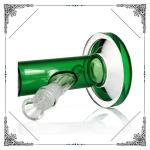 8 Arms Perc Glass Water Pipe With Splash Guard Straight Tube