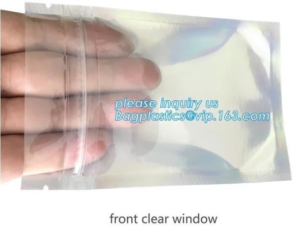 Food grade moisture waterproof aluminum foil Zip lockkk bag packaging bags for