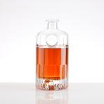 Hot Stamping 50ml Empty Wine Glass Bottles with Seal Glass Lid Mini Brandy