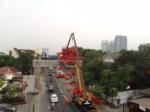 Bridge Construction Equipment Segment Lifter Hydraulic With Steel Wheel