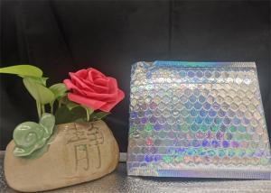 Wholesale Aluminum Metallic Foil Poly Bubble Mailer Laser Decorative Shiny Sparkle 4x8 from china suppliers