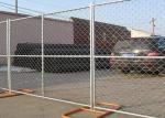 1.5mm Temporary Security Fencing Self Standing Chain Link