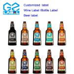 High-Efficiency Beer Bottle Labels for Juice Bottles with Heat-Resistant
