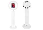 White Portable Ipad Photo Booth Wedding Party Selfie With Ring Light
