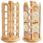 Different Type Bamboo Office Supplies Wooden Shape Coffee Mug Holder Ce Approved