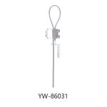 Die Cast Terminals Cable Loop Galvanized / Stainless Steel Wire Rope Fitting