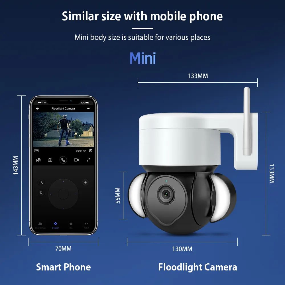 RoHS Multipurpose CCTV Camera For Home , 5MP Auto Tracking CCTV Camera