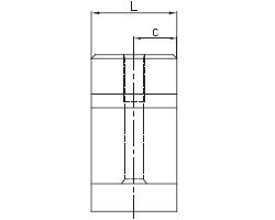 Linear bearings SMA-S...B - Shaft Supporting Housing SMA8S