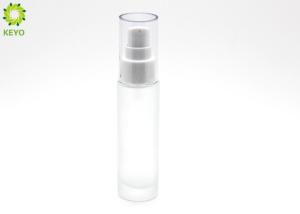 Wholesale Round Frosted Glass Empty Cosmetic Bottles 30ml 1 OZ For Serum / Essential Oil from china suppliers