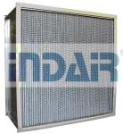 Electronics Industry Clean Room HEPA Filters High Air Volume Unique Construction
